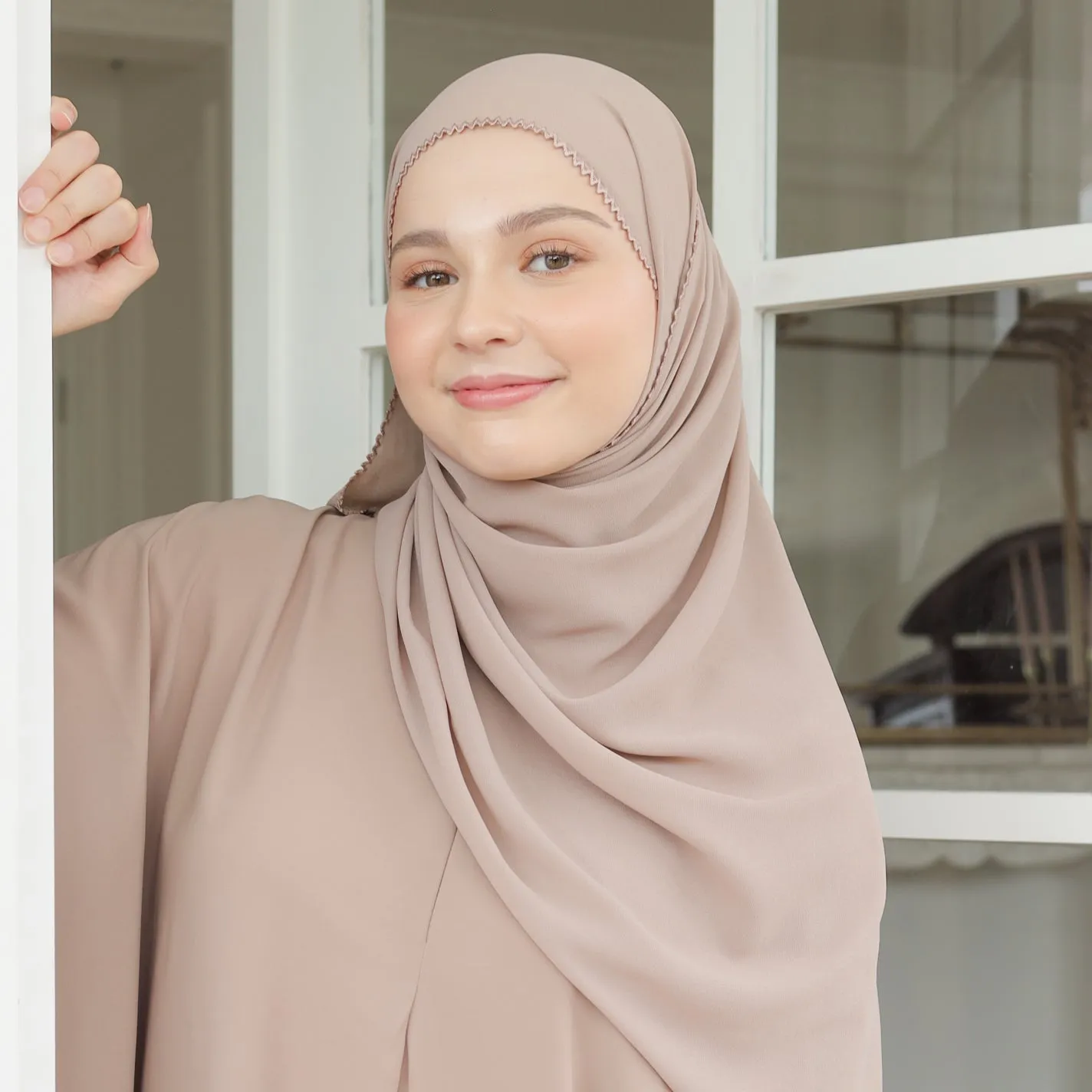 Ziza Shawl Tan